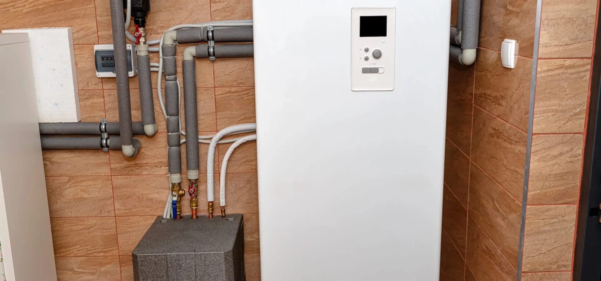 Air Source Heat Pump in a house